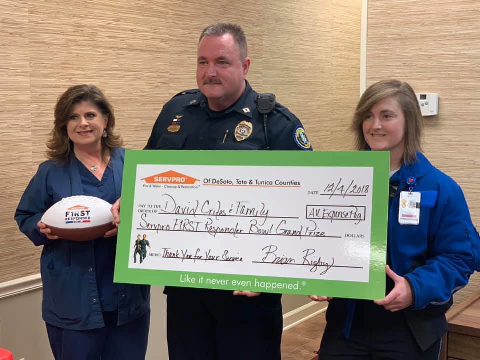 First responders treated to bowl game